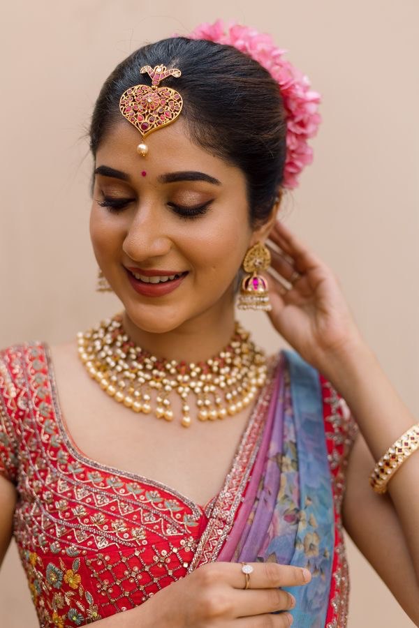 Pongal Half Saree Paithani Lehenga