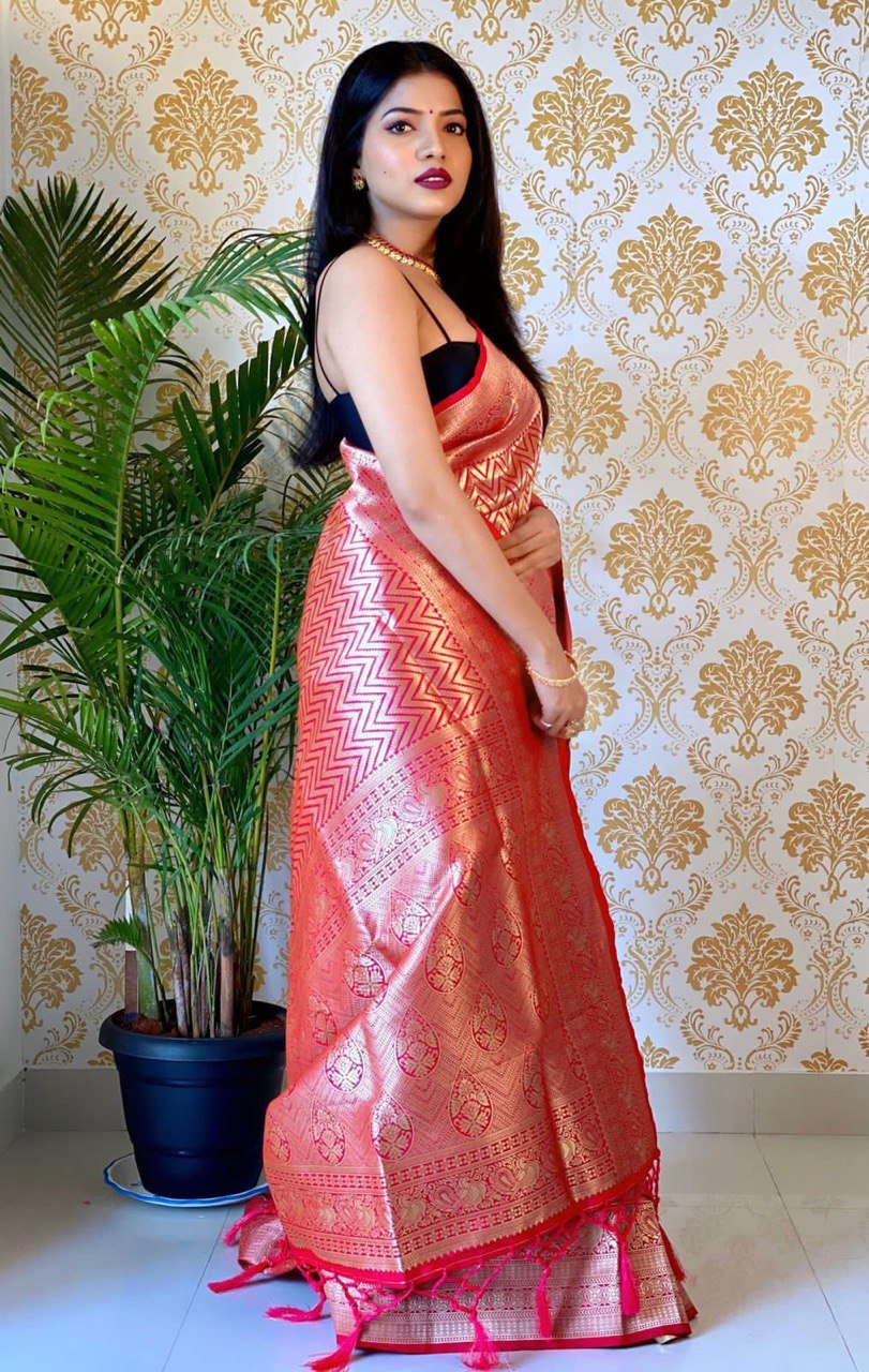 Banarasi Woven Saree Paithani