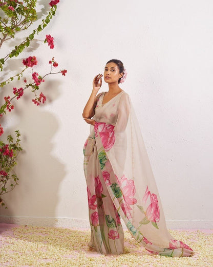 Organza Silk Reception Saree