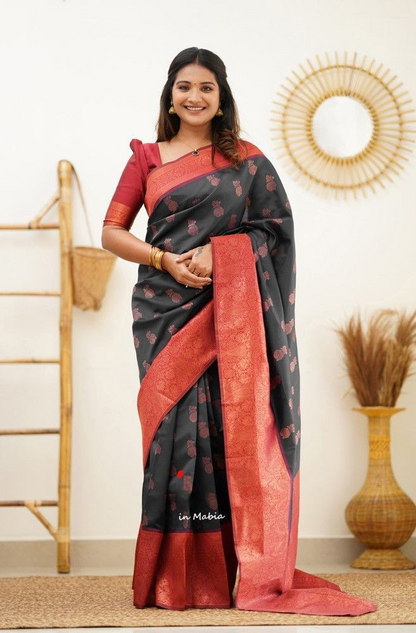 Dark Blue Kanjivaram Silk Saree